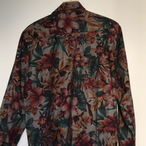 (SOLD) Naked and Famous Floral Shirt - Picture 2 of 4